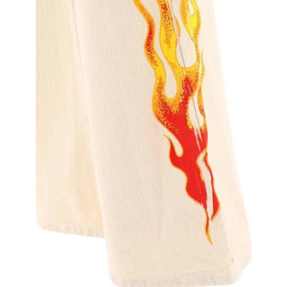 Gallery Dept. Logan Flame-Print Bootcut Jeans - Picture 5 of 13